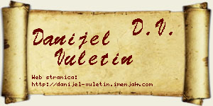 Danijel Vuletin vizit kartica
